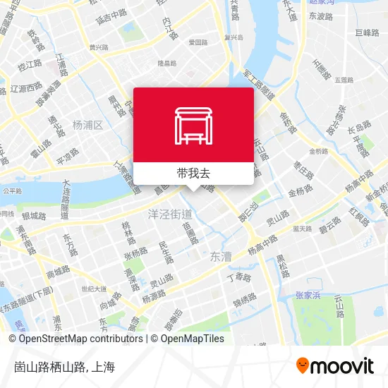 崮山路栖山路地图