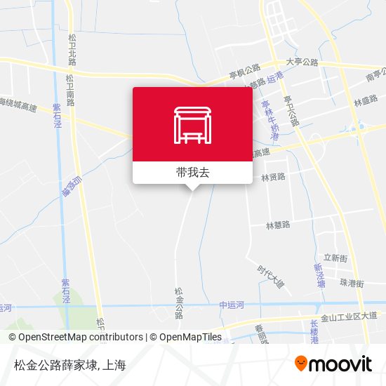 松金公路薛家埭地图