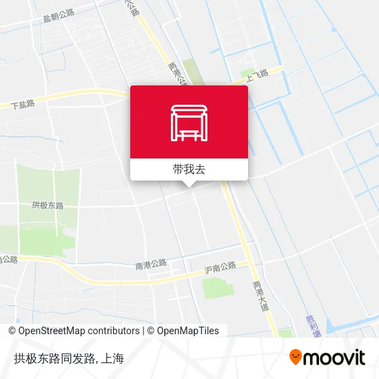 拱极东路同发路地图