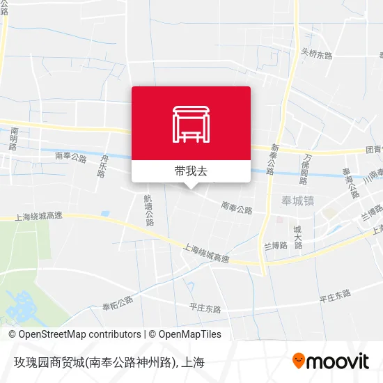 玫瑰园商贸城(南奉公路神州路)地图
