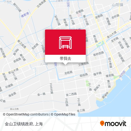 金山卫镇镇政府地图