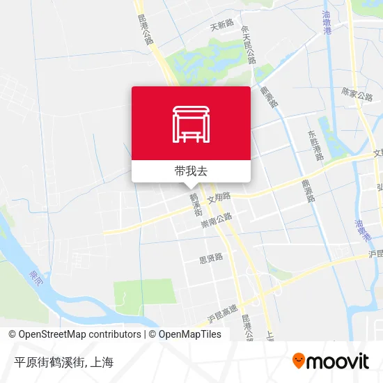 平原街鹤溪街地图