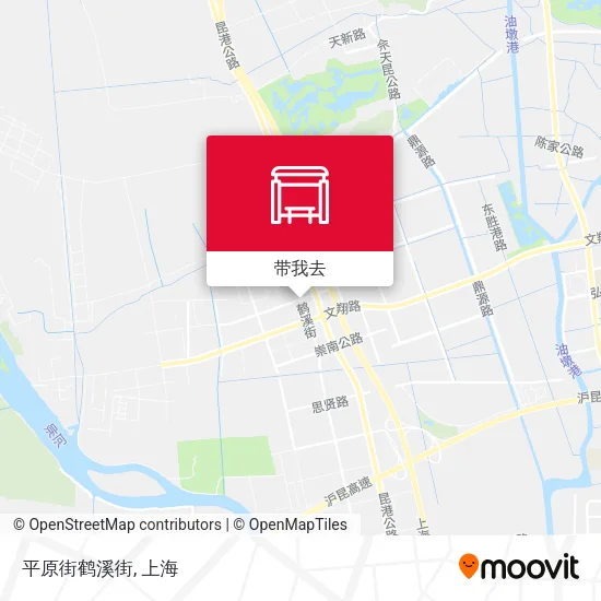 平原街鹤溪街地图