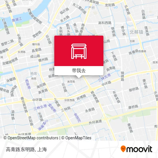 高青路东明路地图