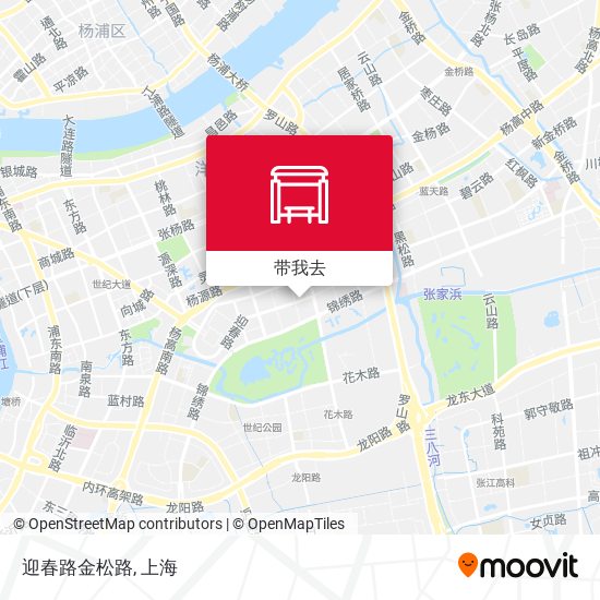 迎春路金松路地图