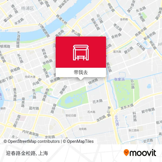 迎春路金松路地图