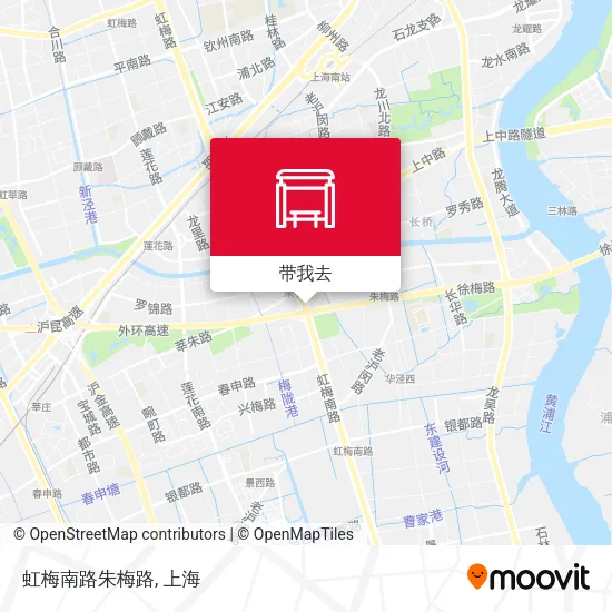 虹梅南路朱梅路地图