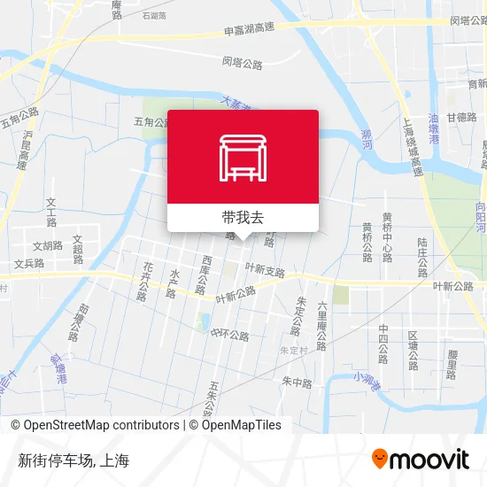 新街停车场地图