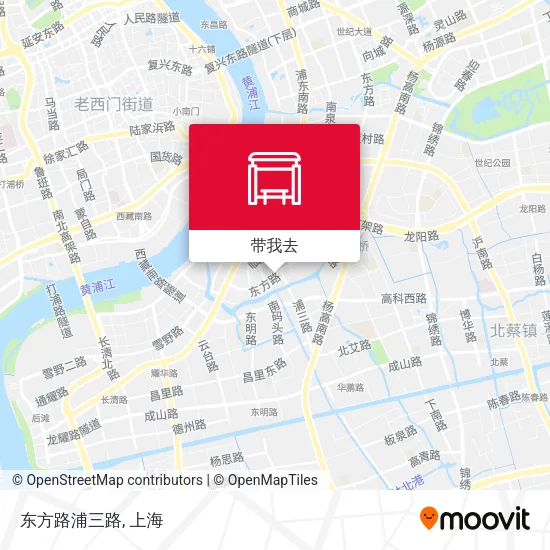 东方路浦三路地图