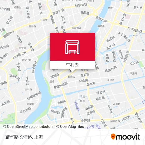 耀华路长清路地图