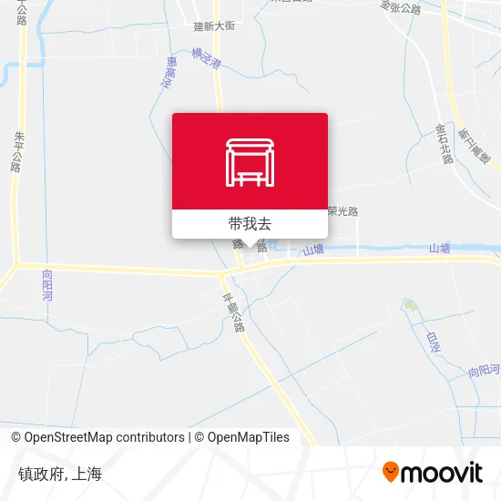镇政府地图