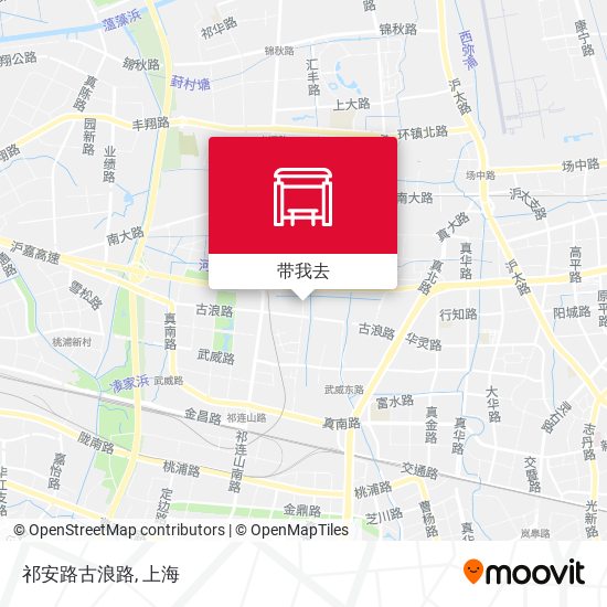 祁安路古浪路地图