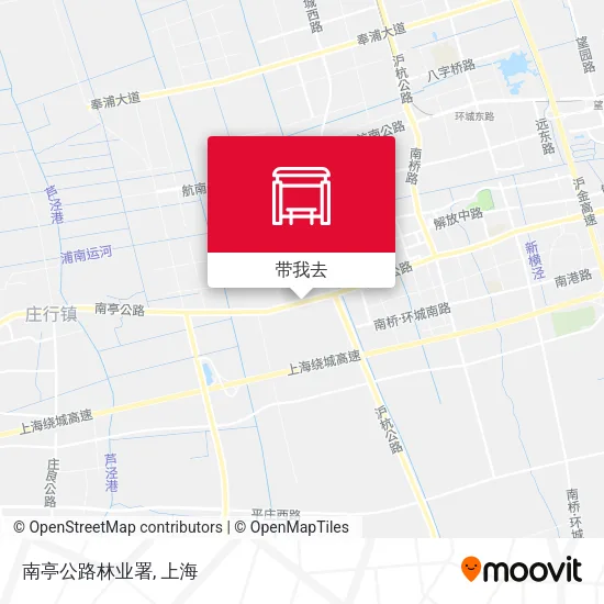 南亭公路林业署地图