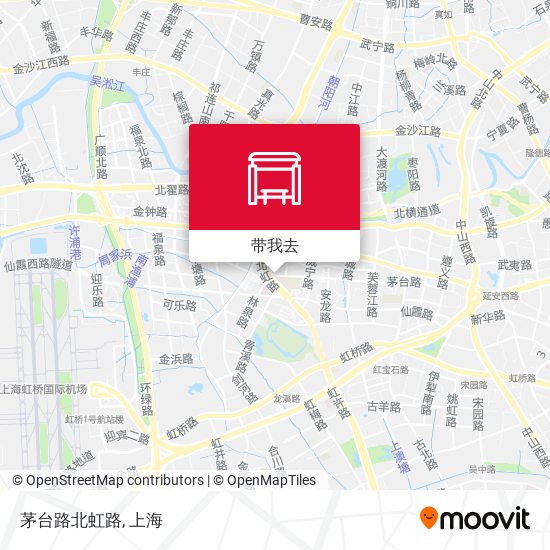 茅台路北虹路地图