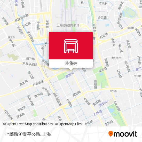 七莘路沪青平公路地图