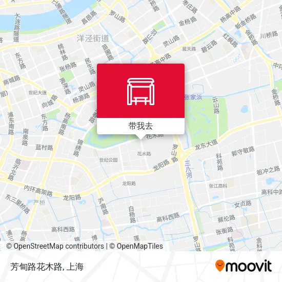 芳甸路花木路地图