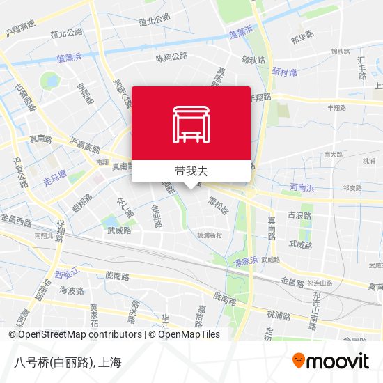 八号桥(白丽路)地图