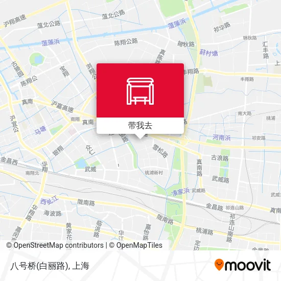 八号桥(白丽路)地图