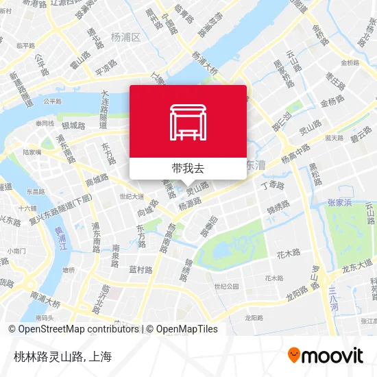 桃林路灵山路地图