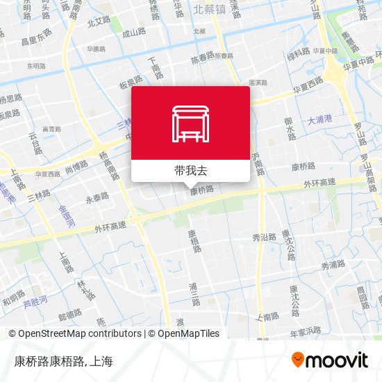 康桥路康梧路地图