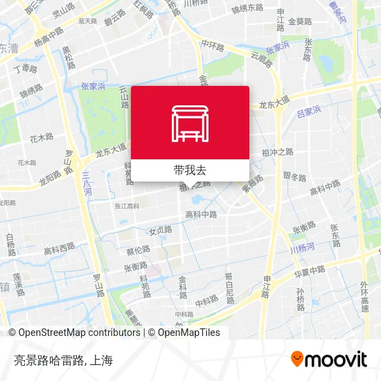 亮景路哈雷路地图