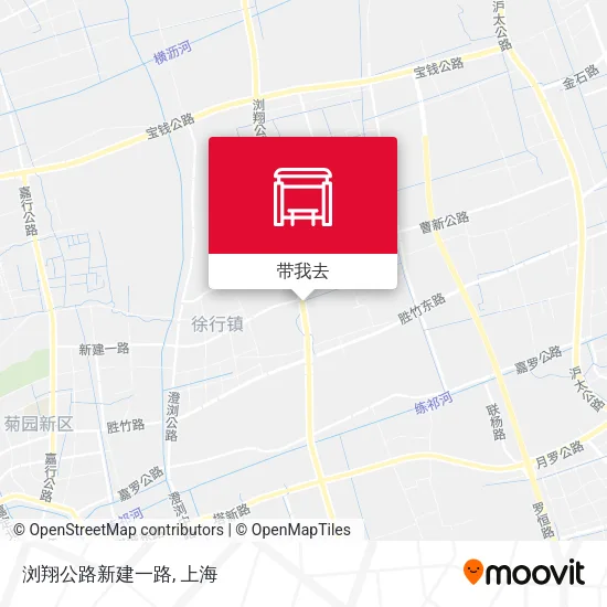 浏翔公路新建一路地图