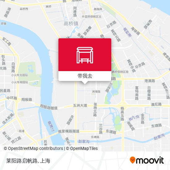 莱阳路启帆路地图