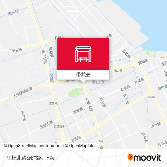 江杨北路湄浦路地图