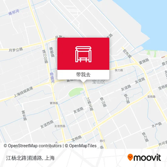 江杨北路湄浦路地图