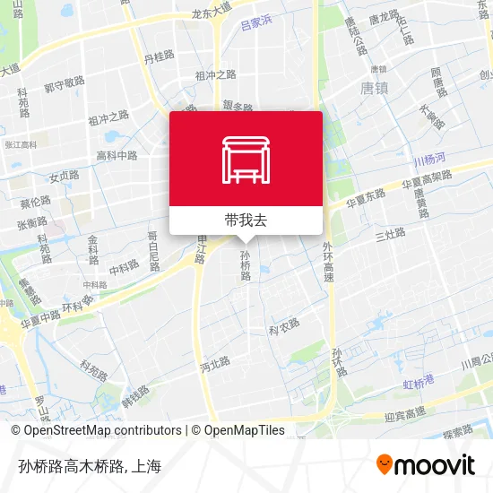 孙桥路高木桥路地图