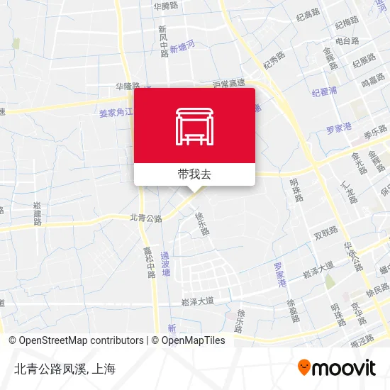 北青公路凤溪地图