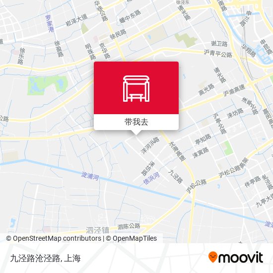 九泾路沧泾路地图
