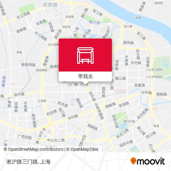 淞沪路三门路地图