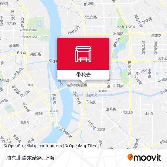 浦东北路东靖路地图