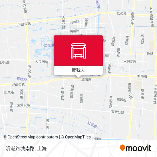 听潮路城南路地图
