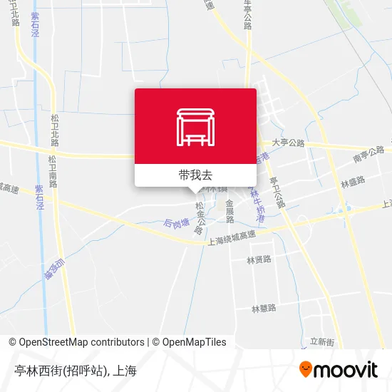 亭林西街(招呼站)地图