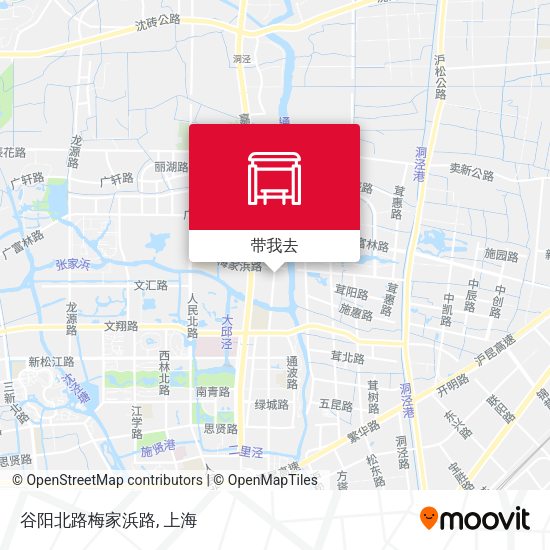 谷阳北路梅家浜路地图
