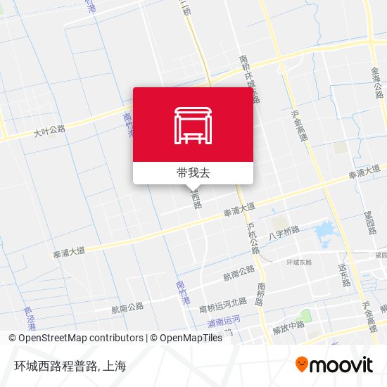 环城西路程普路地图