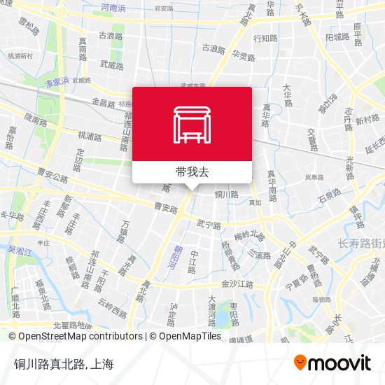 铜川路真北路地图