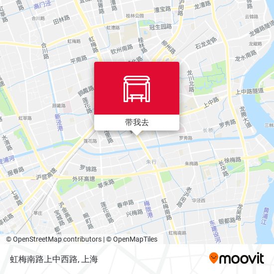 虹梅南路上中西路地图