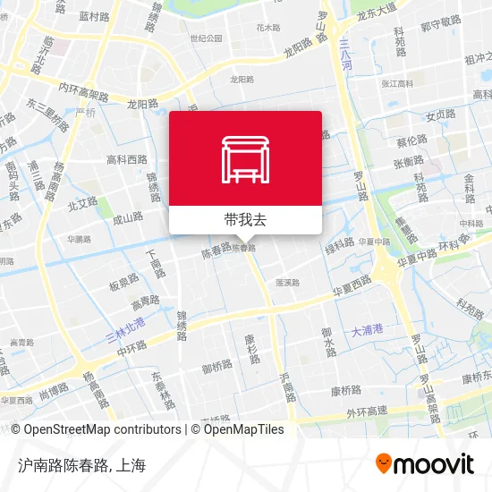 沪南路陈春路地图