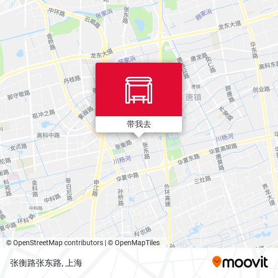 张衡路张东路地图