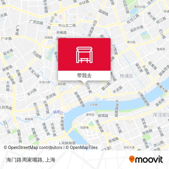 海门路周家嘴路地图