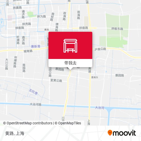 黄路地图