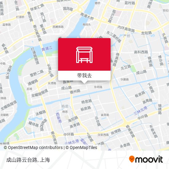 成山路云台路地图