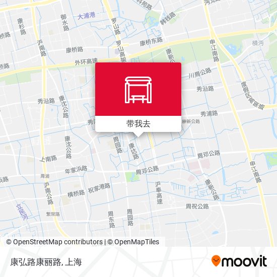 康弘路康丽路地图