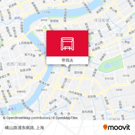 峨山路浦东南路地图