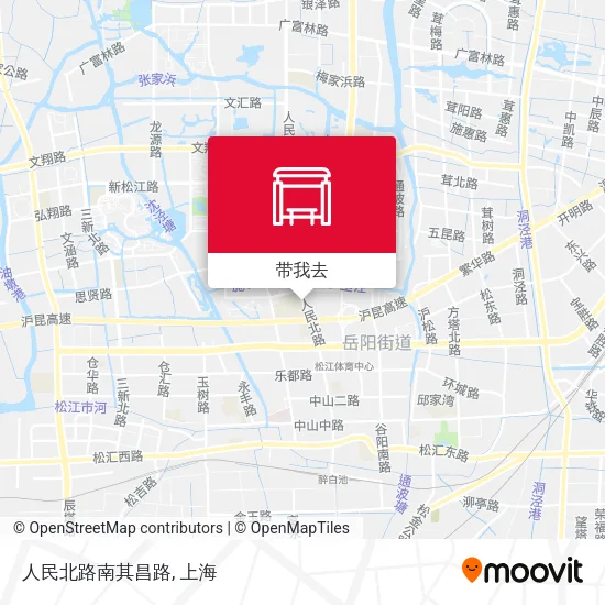 人民北路南其昌路地图