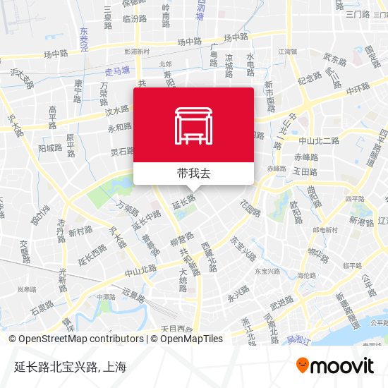 延长路北宝兴路地图