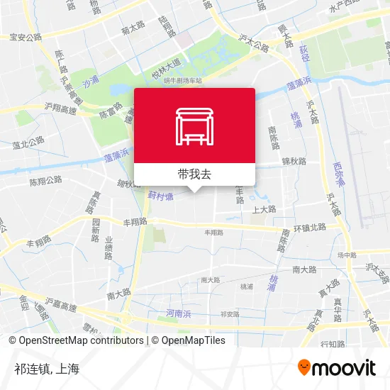 祁连镇地图